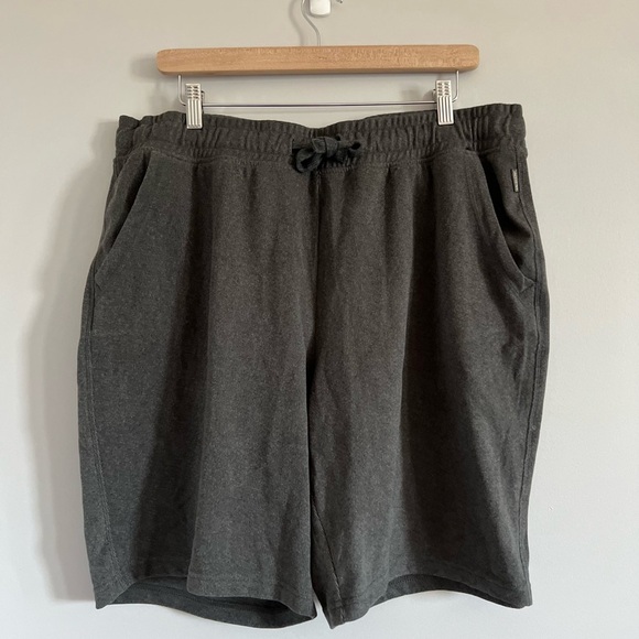 Jachs Gray Soft Athletic Shorts with Elastic with Tied Waistband - Picture 1 of 2